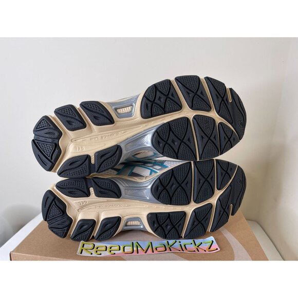 Asics Gel NYC 2055 Cream Blue Teal WOMENS SIZES UNISEX - Picture 6 of 8